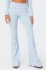 Coffee Break Ribbed Flare Leggings sold by Edikted
