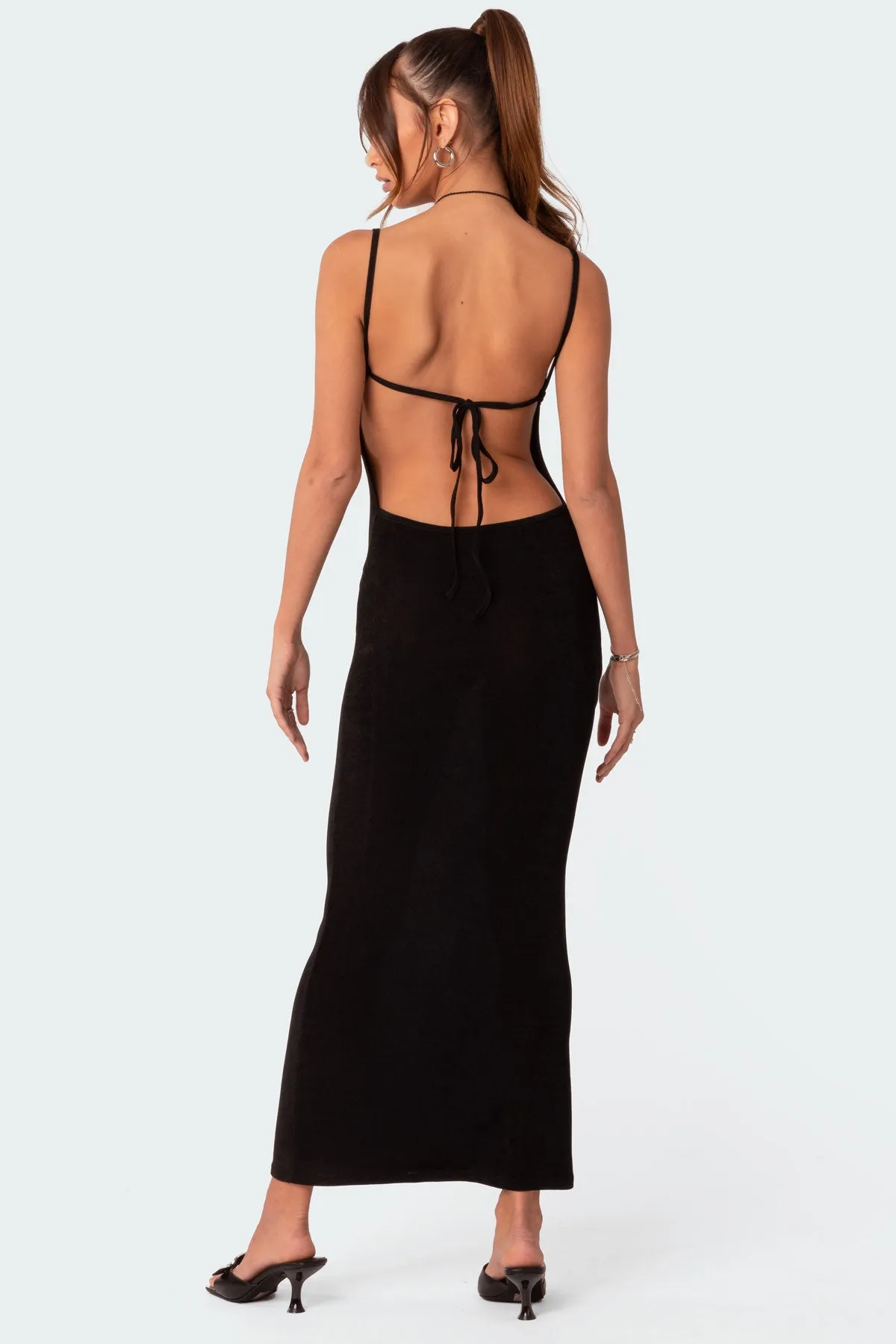 Clea Open Back Maxi Dress sold by Edikted product image thumbnail 2