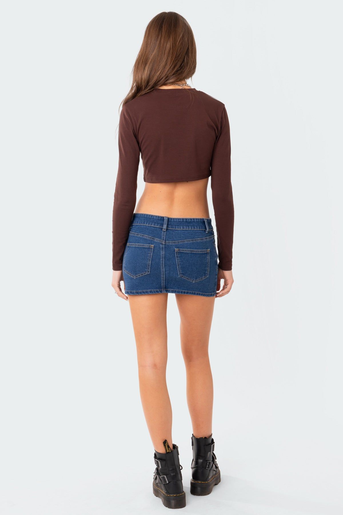 Outta My Mind Crop Top sold by Edikted product image thumbnail 5