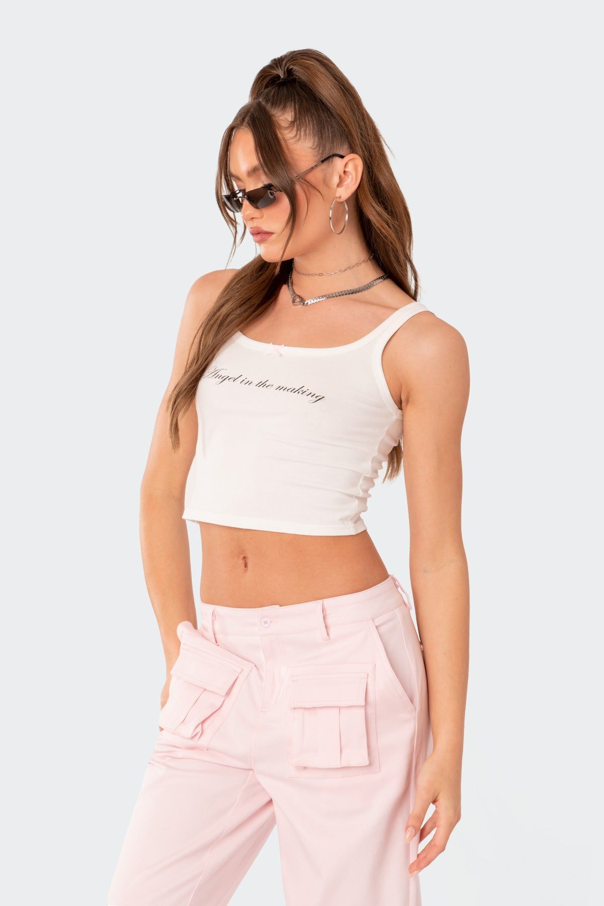 Angel In The Making Tank Top sold by Edikted product image thumbnail 3