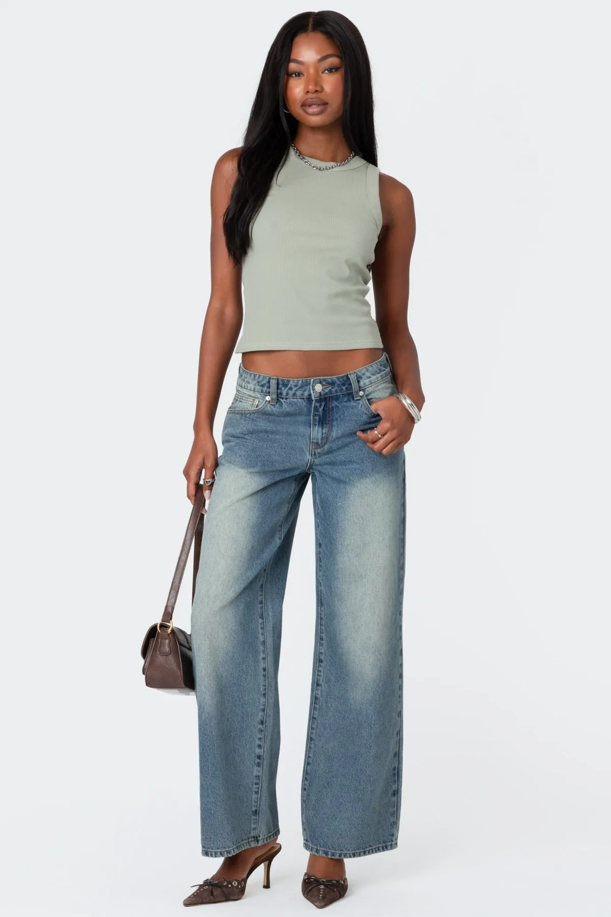 Standard Ribbed Tank Top sold by Edikted product image thumbnail 2