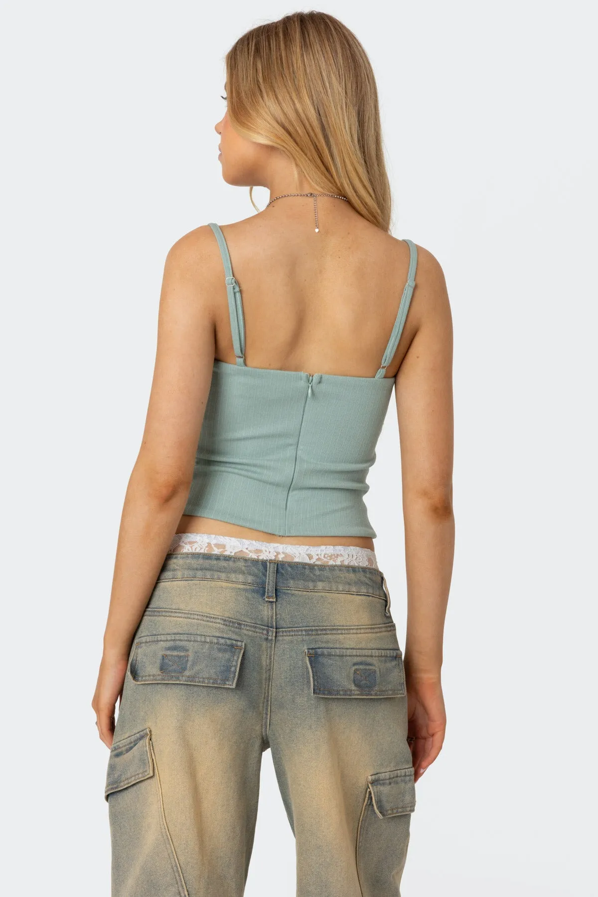 Ruffled Bra Top sold by Edikted product image thumbnail 5