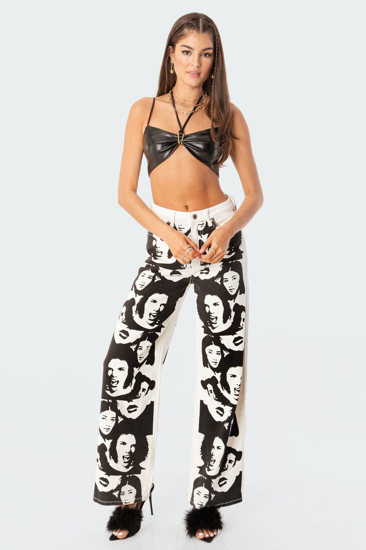 Christina Pu Crop Top sold by Edikted product image thumbnail 2