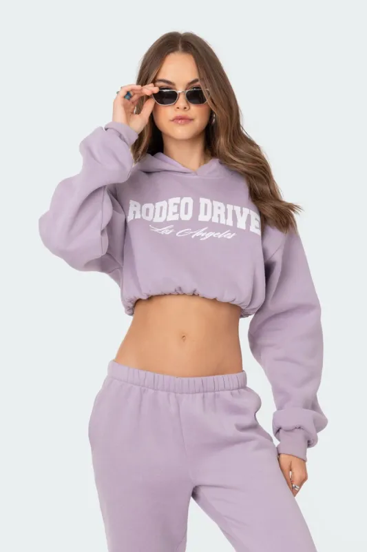 Rodeo Cropped Hoodie made by Edikted