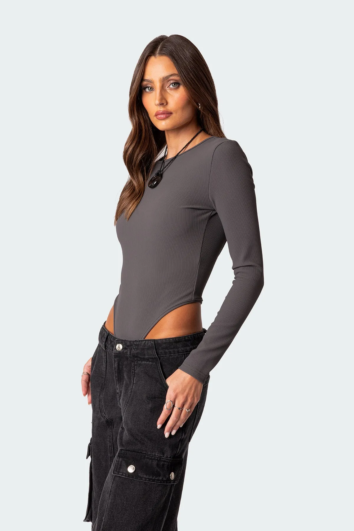 Dance Academy Open Back Bodysuit sold by Edikted product image thumbnail 4