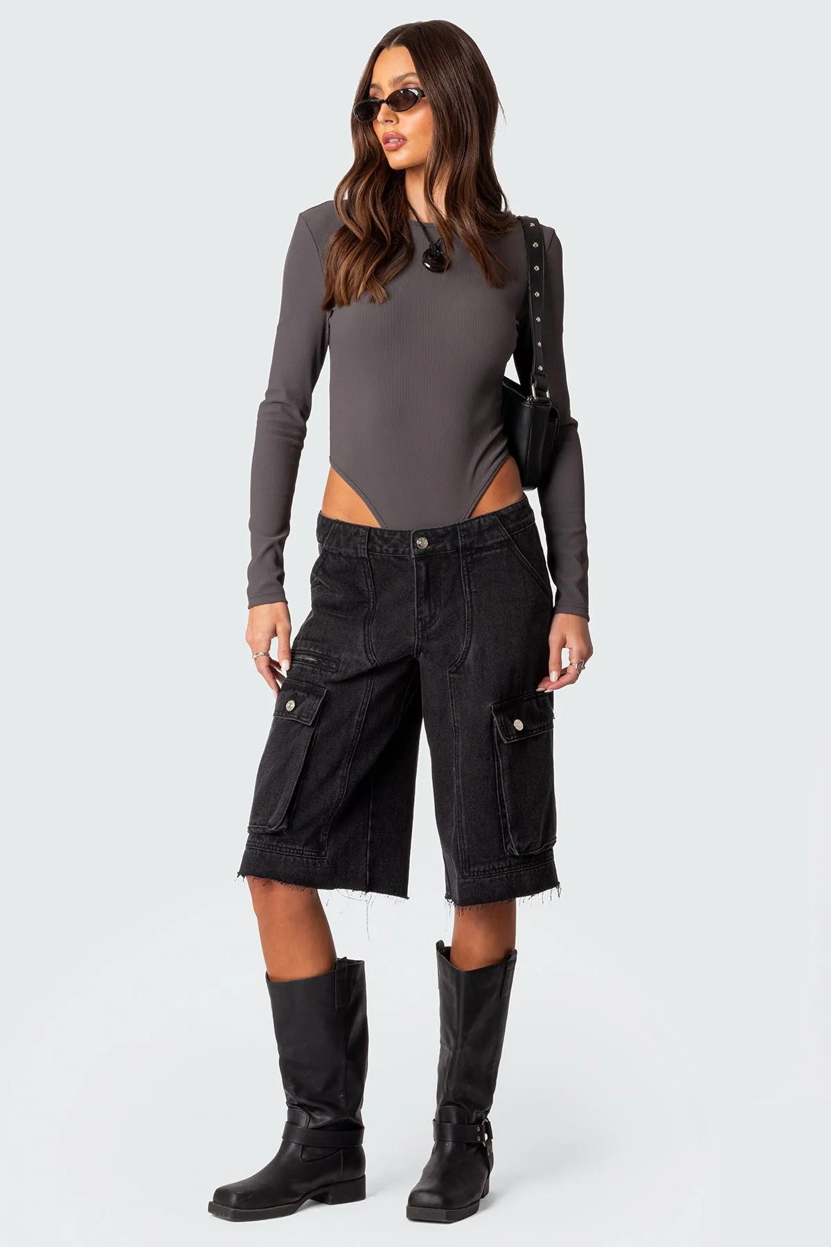 Dance Academy Open Back Bodysuit sold by Edikted product image thumbnail 3