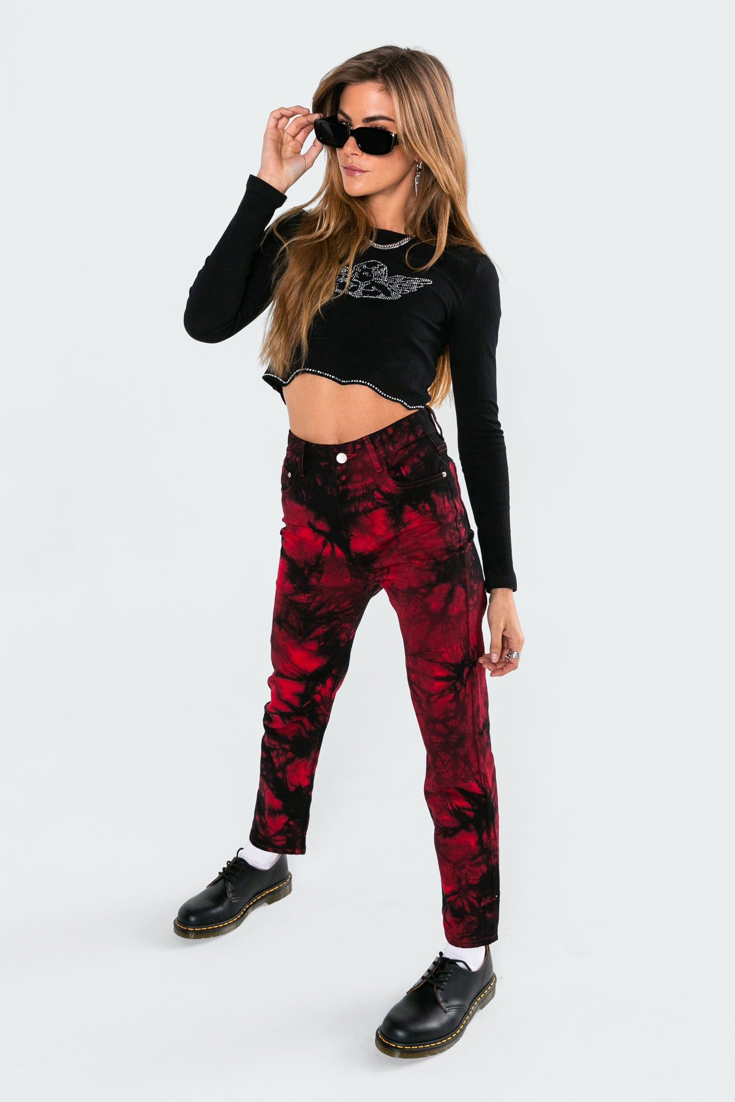 Icey Ribbed Crop Top sold by Edikted