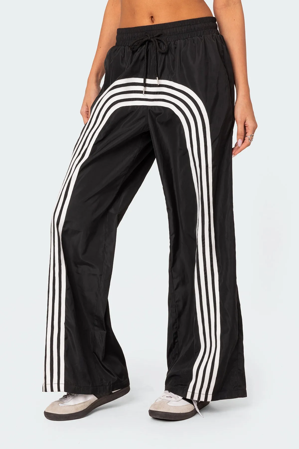 Wilda Striped Nylon Track Pants sold by Edikted product image thumbnail 3