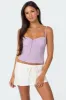 Textured Lacey Tank Top sold by Edikted