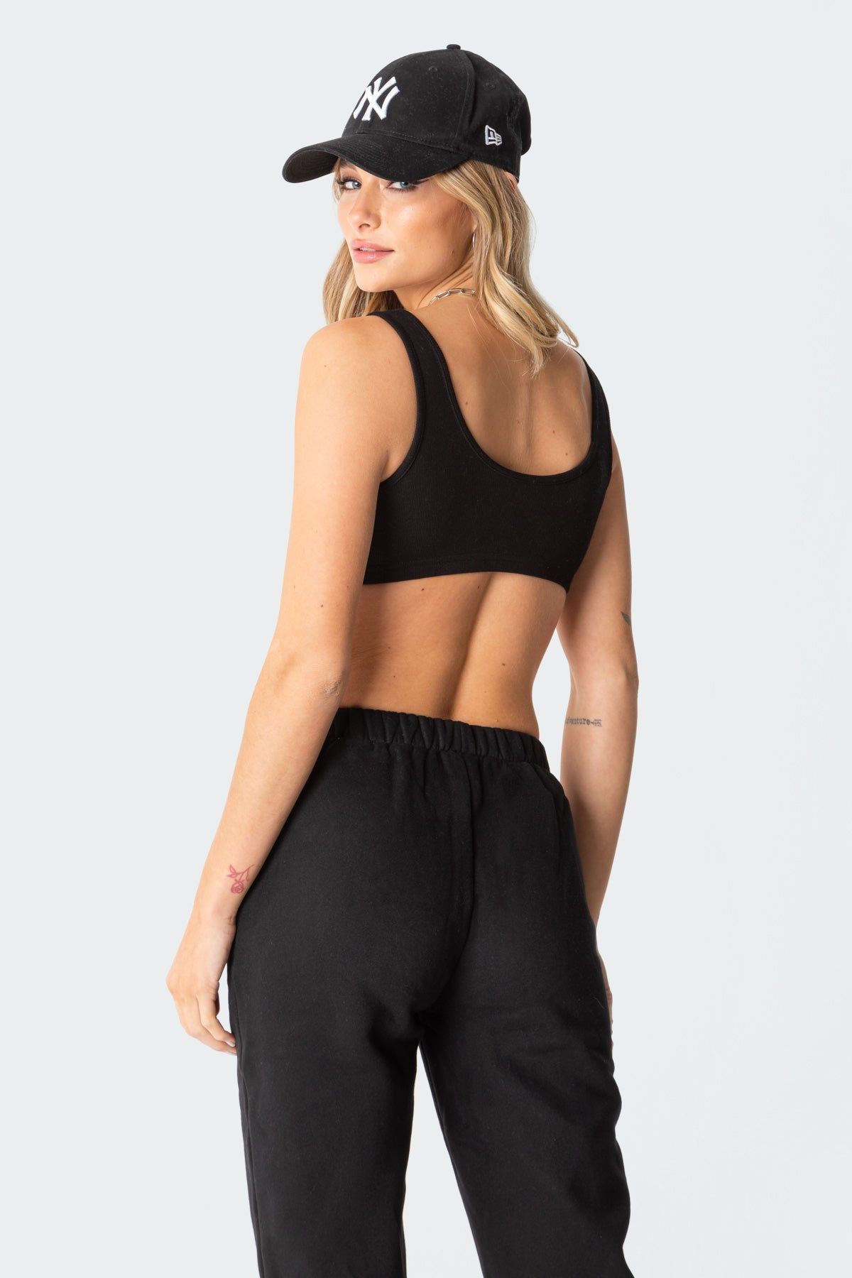 Essential Ribbed Crop Top sold by Edikted product image thumbnail 5