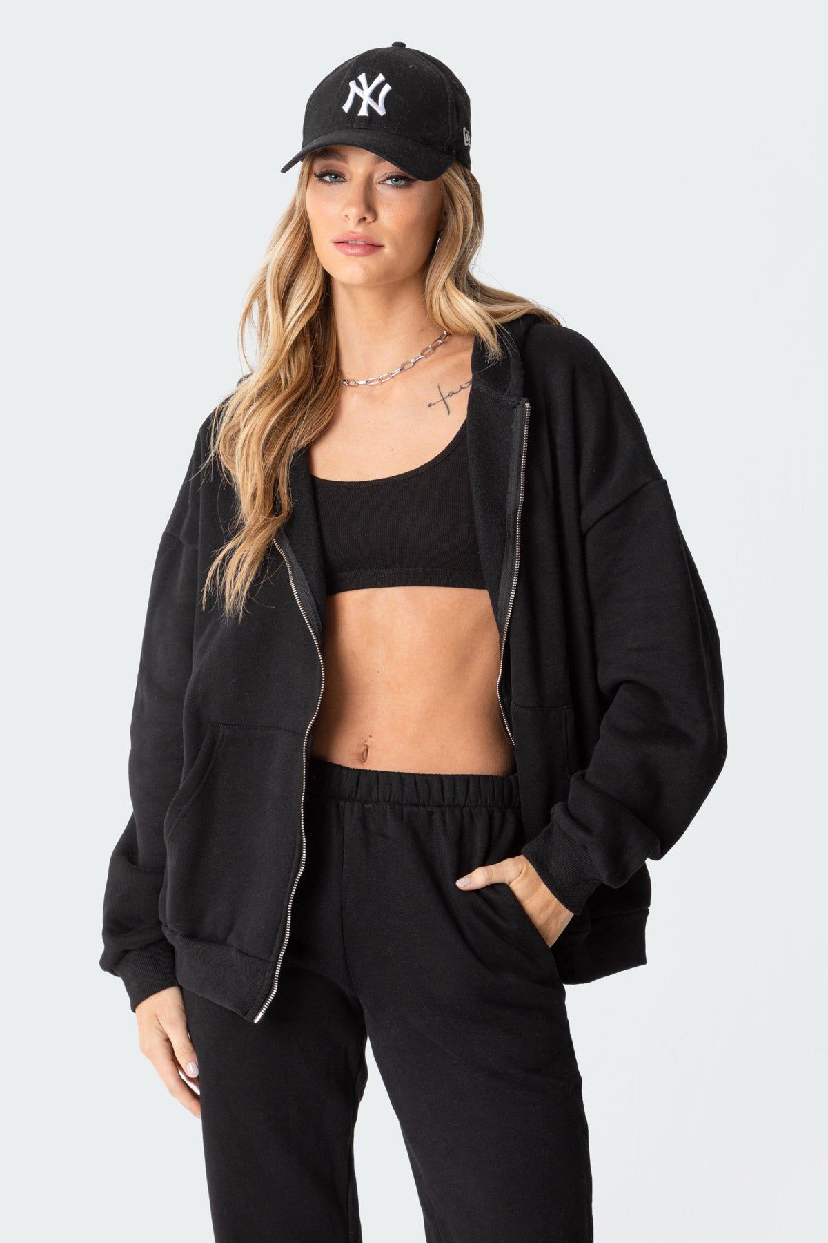 Essential Ribbed Crop Top sold by Edikted product image thumbnail 3