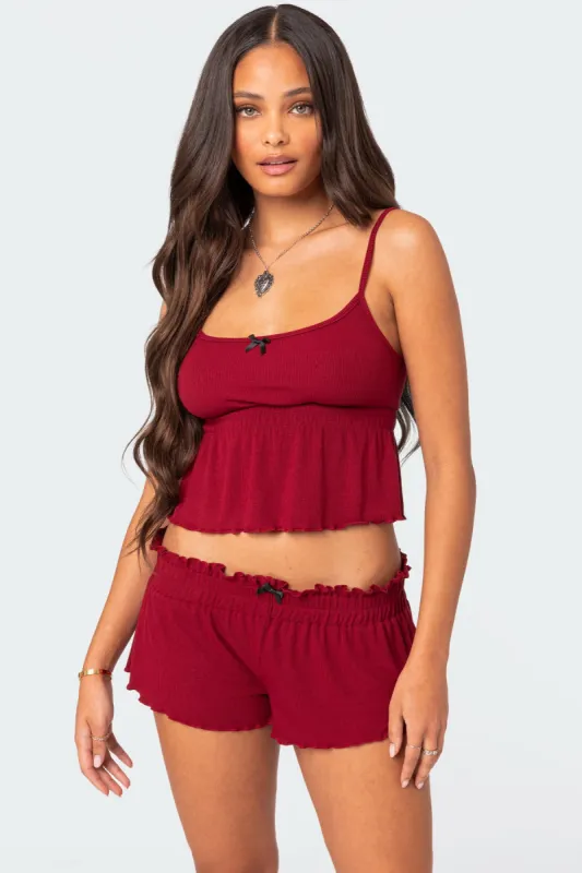 Gilmore Ribbed Tank Top sold by Edikted