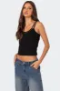 Carnation Lacey Layered Tank Top sold by Edikted