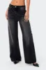 Braya Washed Low Rise Baggy Jeans sold by Edikted