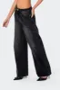 Braya Washed Low Rise Baggy Jeans sold by Edikted
