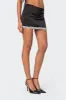 Feyra Satin Effect Mini Skirt sold by Edikted