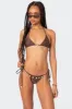Puka Charm Triangle Bikini Top sold by Edikted