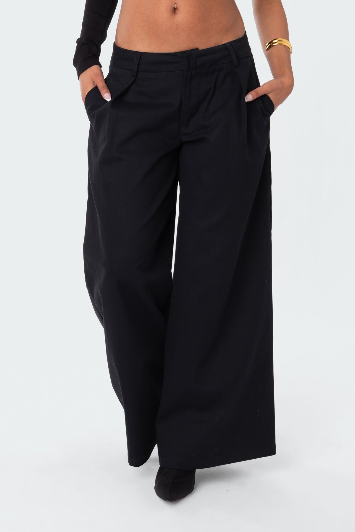 Bini Low Rise Wide Leg Pants sold by Edikted product image thumbnail 3