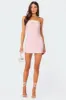 Priyah Contrast Fold Over Dress sold by Edikted