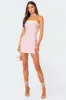 Priyah Contrast Fold Over Dress sold by Edikted