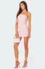 Priyah Contrast Fold Over Dress sold by Edikted