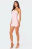Priyah Contrast Fold Over Dress sold by Edikted