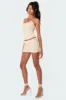 Lady Printed Low Rise Mesh Mini Skirt sold by Edikted
