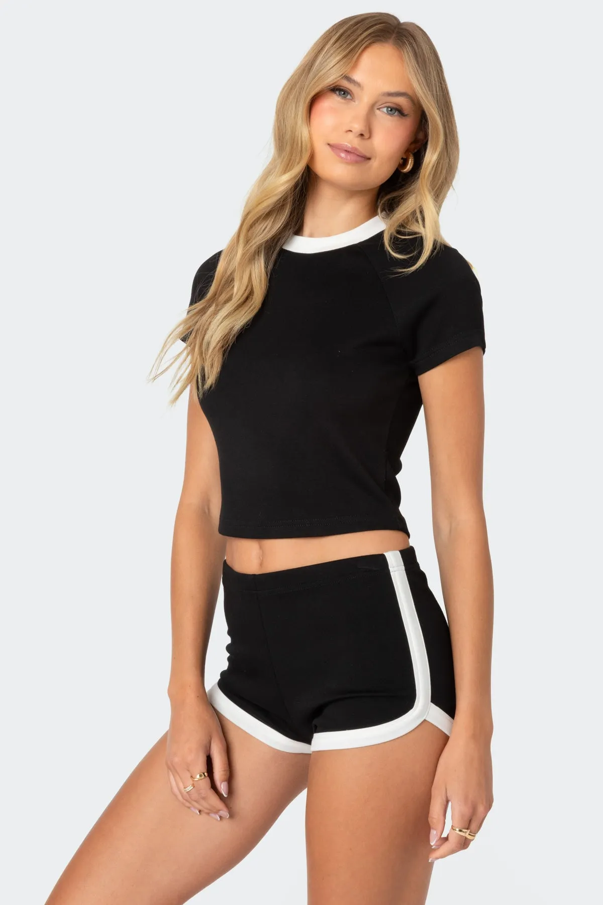 Elana Contrast Raglan Top sold by Edikted product image thumbnail 2