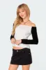 Tom Off Shoulder Top sold by Edikted