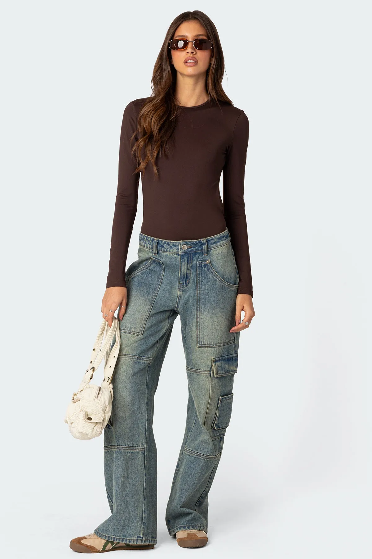 Neta Back Cut Out Bodysuit sold by Edikted product image thumbnail 2