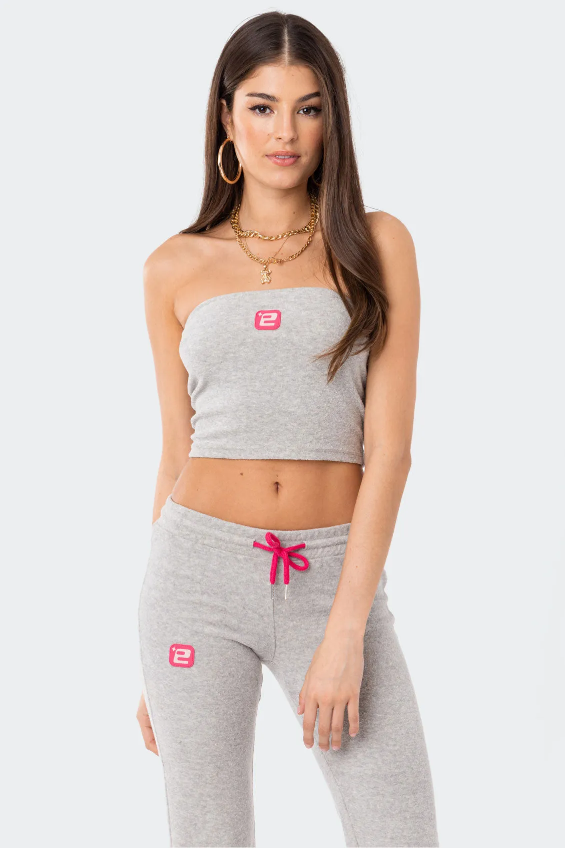 Terry Strapless Top sold by Edikted