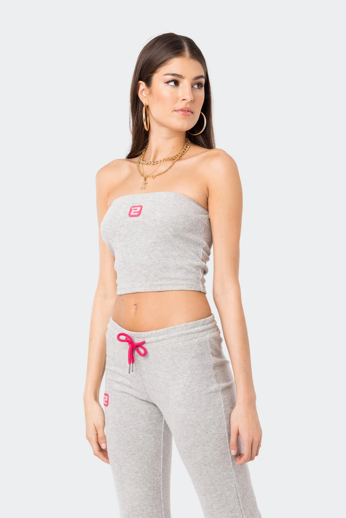 Terry Strapless Top sold by Edikted product image thumbnail 5