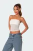 Celestia Sheer Mesh Tube Top sold by Edikted