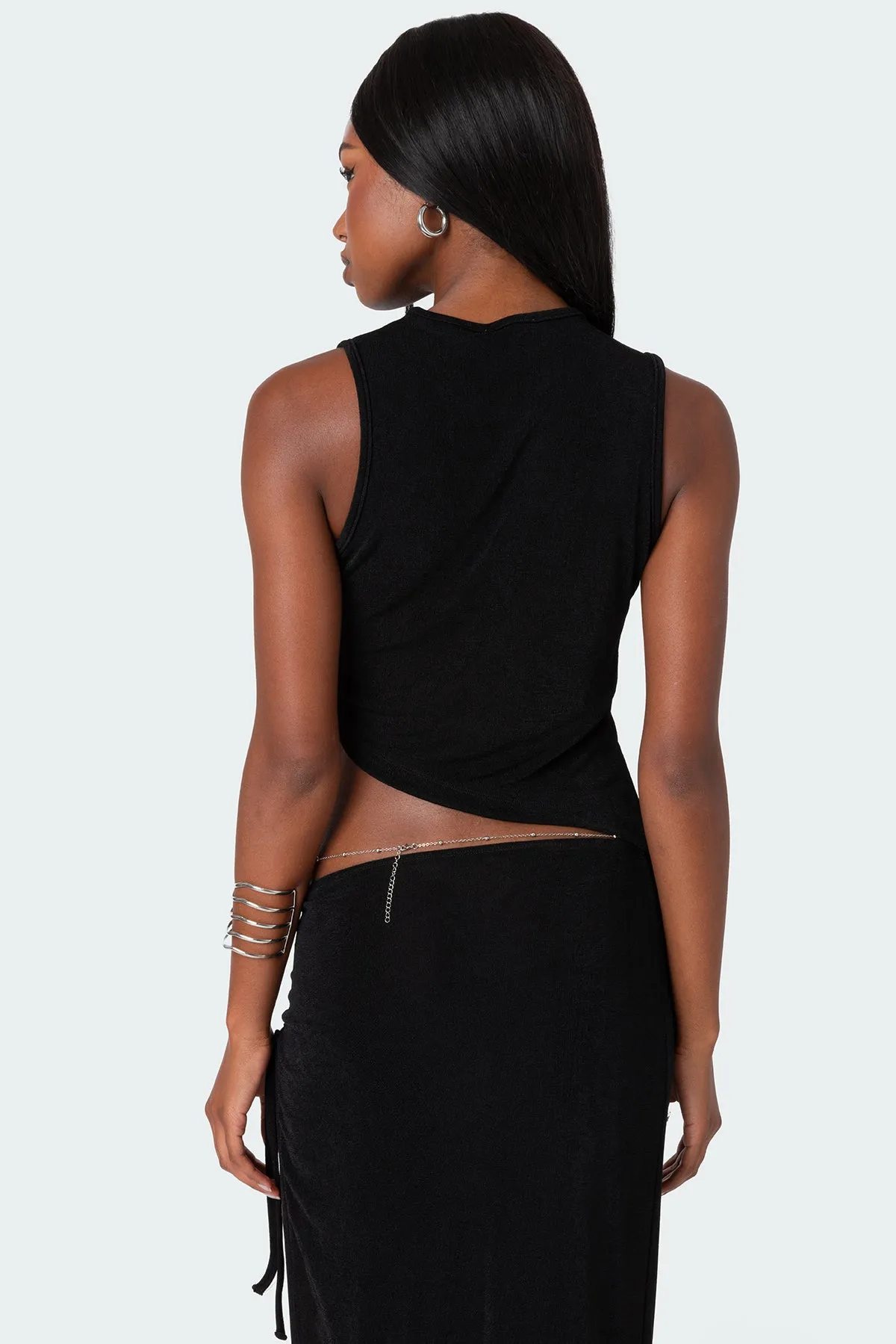 Goldie Asymmetric Cut Out Top sold by Edikted product image thumbnail 5