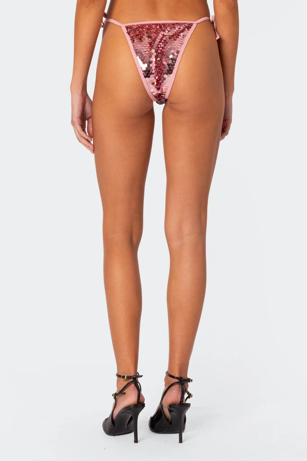 Lilly Sequin String Bikini Bottom sold by Edikted product image thumbnail 5