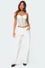 Becki Sheer Lace Cupped Corset sold by Edikted