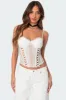 Becki Sheer Lace Cupped Corset sold by Edikted