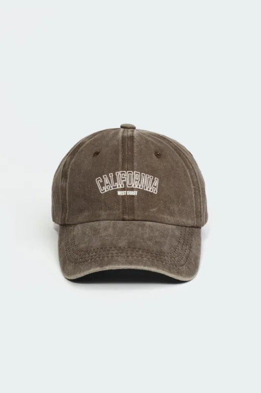 Cali Washed Baseball Cap sold by Edikted