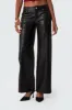 Faux Leather Straight Leg Pants sold by Edikted