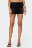 Eryn Denim Mini Skirt sold by Edikted