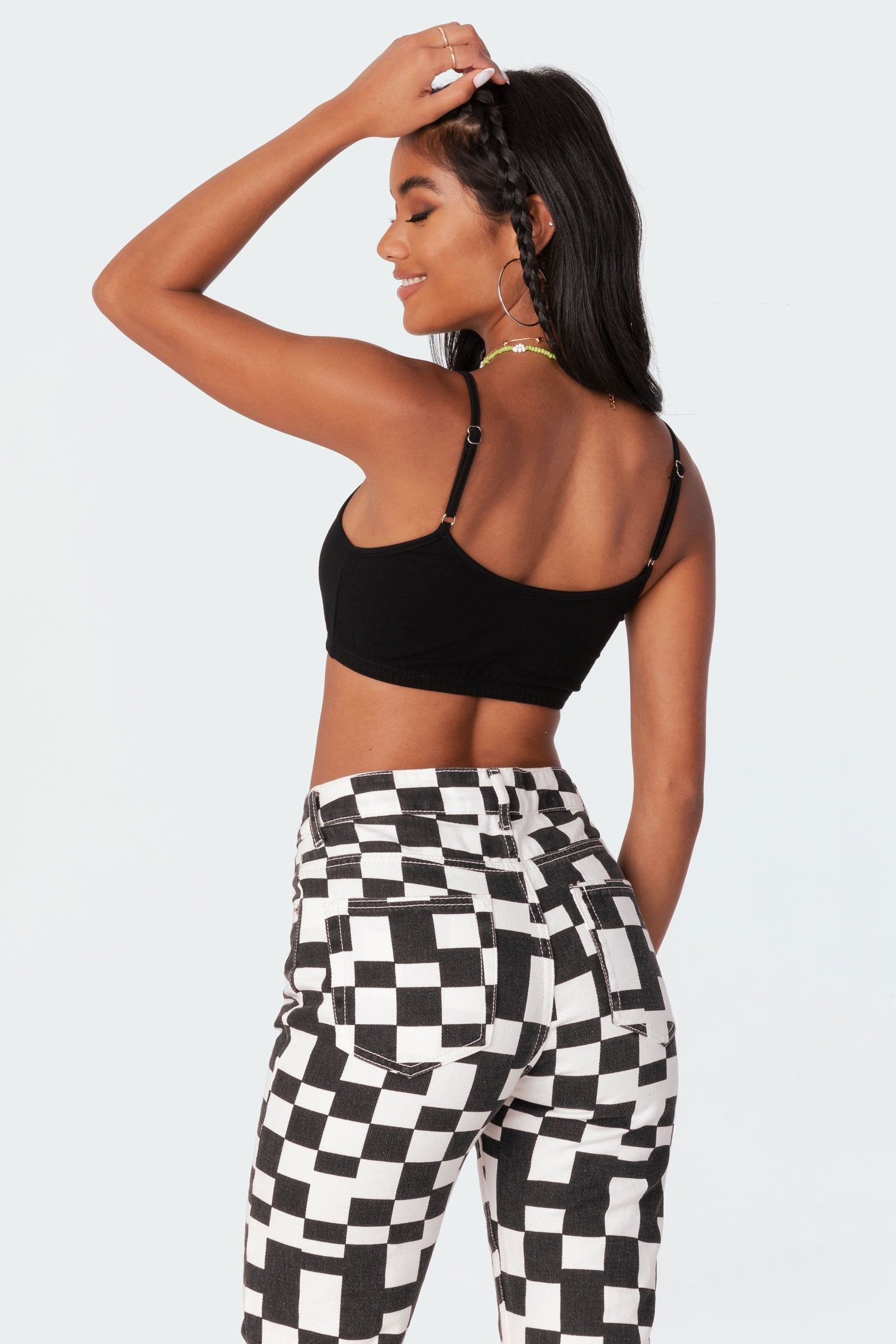 Adore Rhinestone Crop Top sold by Edikted product image thumbnail 5