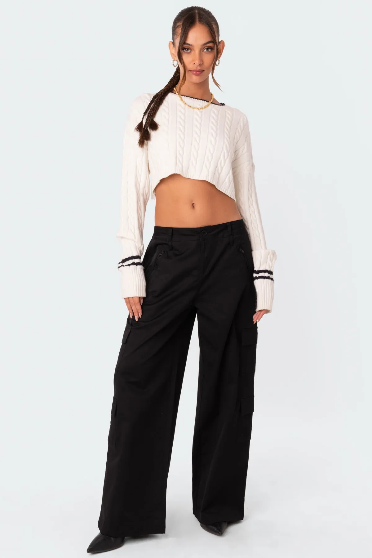 Zaria Cargo Pants sold by Edikted