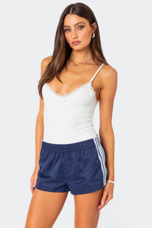 Gloria Ribbed Bodysuit sold by Edikted