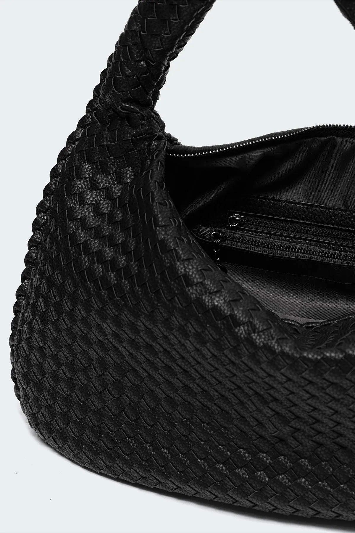 Woven Leather Bag sold by Edikted product image thumbnail 4