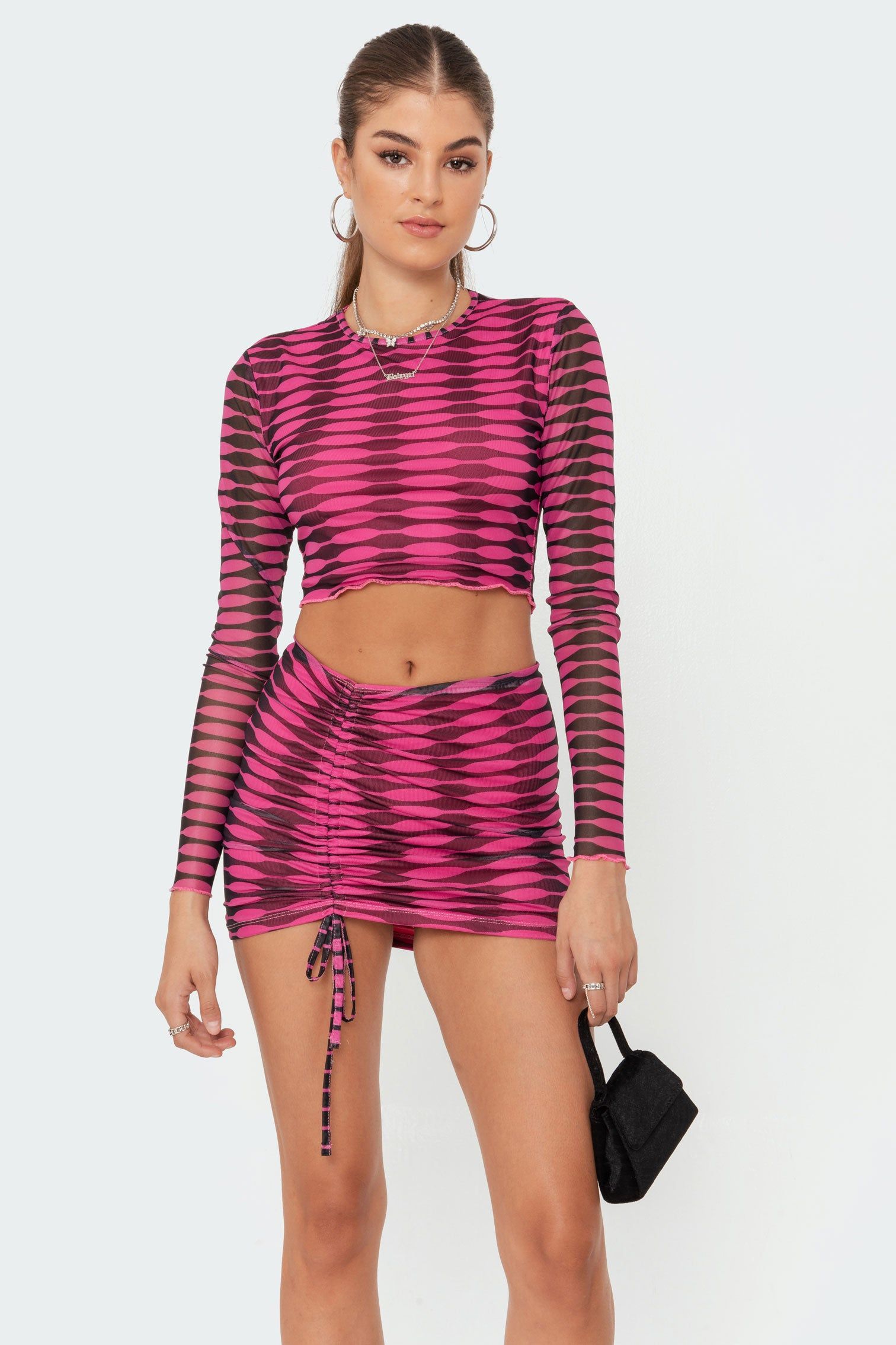 Anisa Mesh Top sold by Edikted