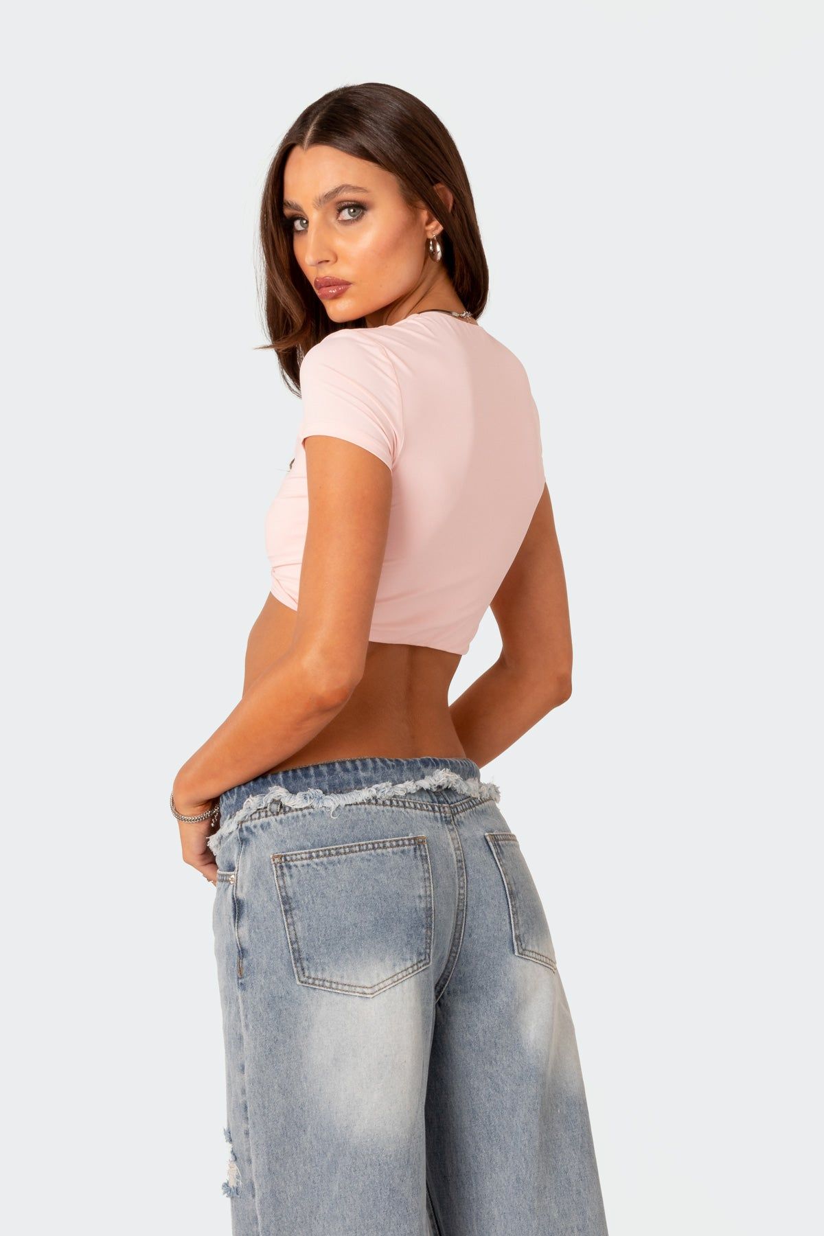 Heartbreaker Crop Top sold by Edikted product image thumbnail 4