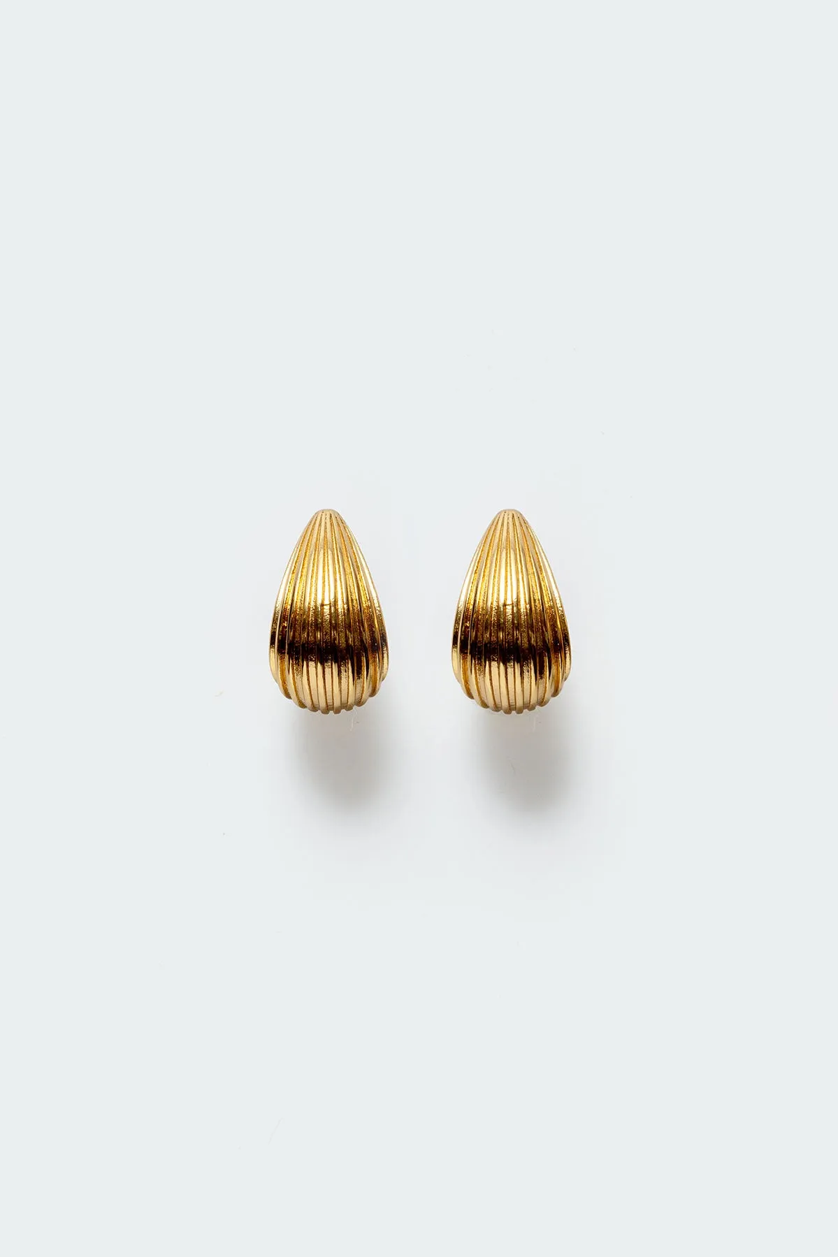 Textured Chunky Teardrop Earrings sold by Edikted product image thumbnail 2