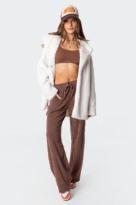 Jemima Faux Fur Coat sold by Edikted