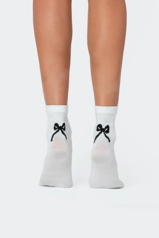 Bow Socks sold by Edikted