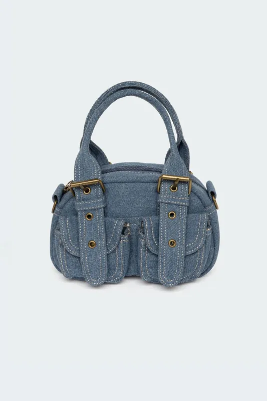 Blue Jay Denim Pocket Hand Bag sold by Edikted